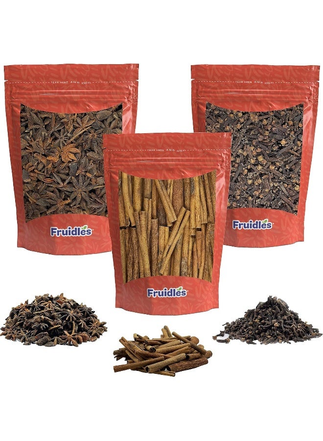 Fruidles Cinnamon Sticks, Star Anise & Whole Cloves - 3 Pack - Image 2